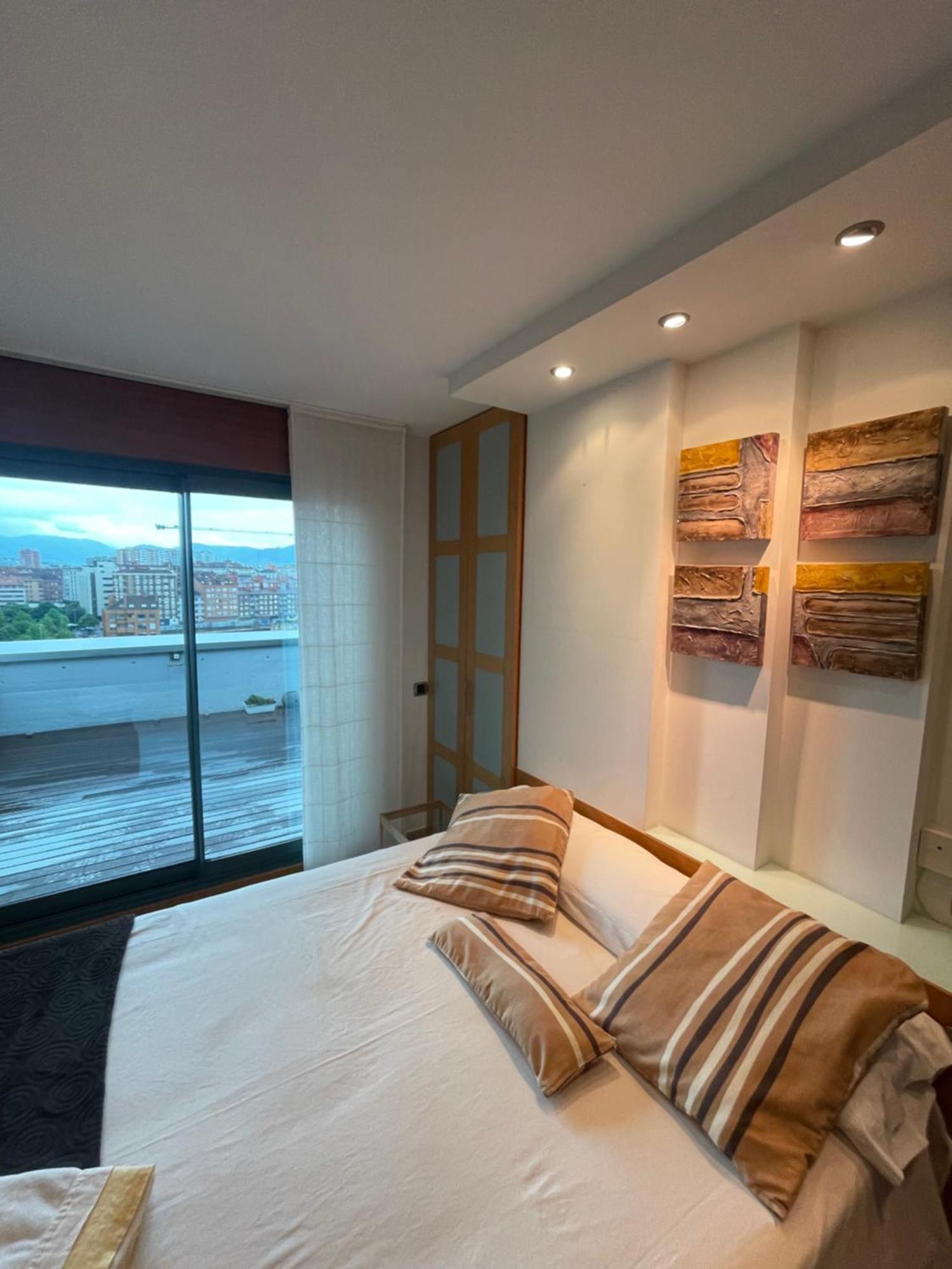 El Atico De La Playa Parking Gratis Apartment Gijon Luaran gambar