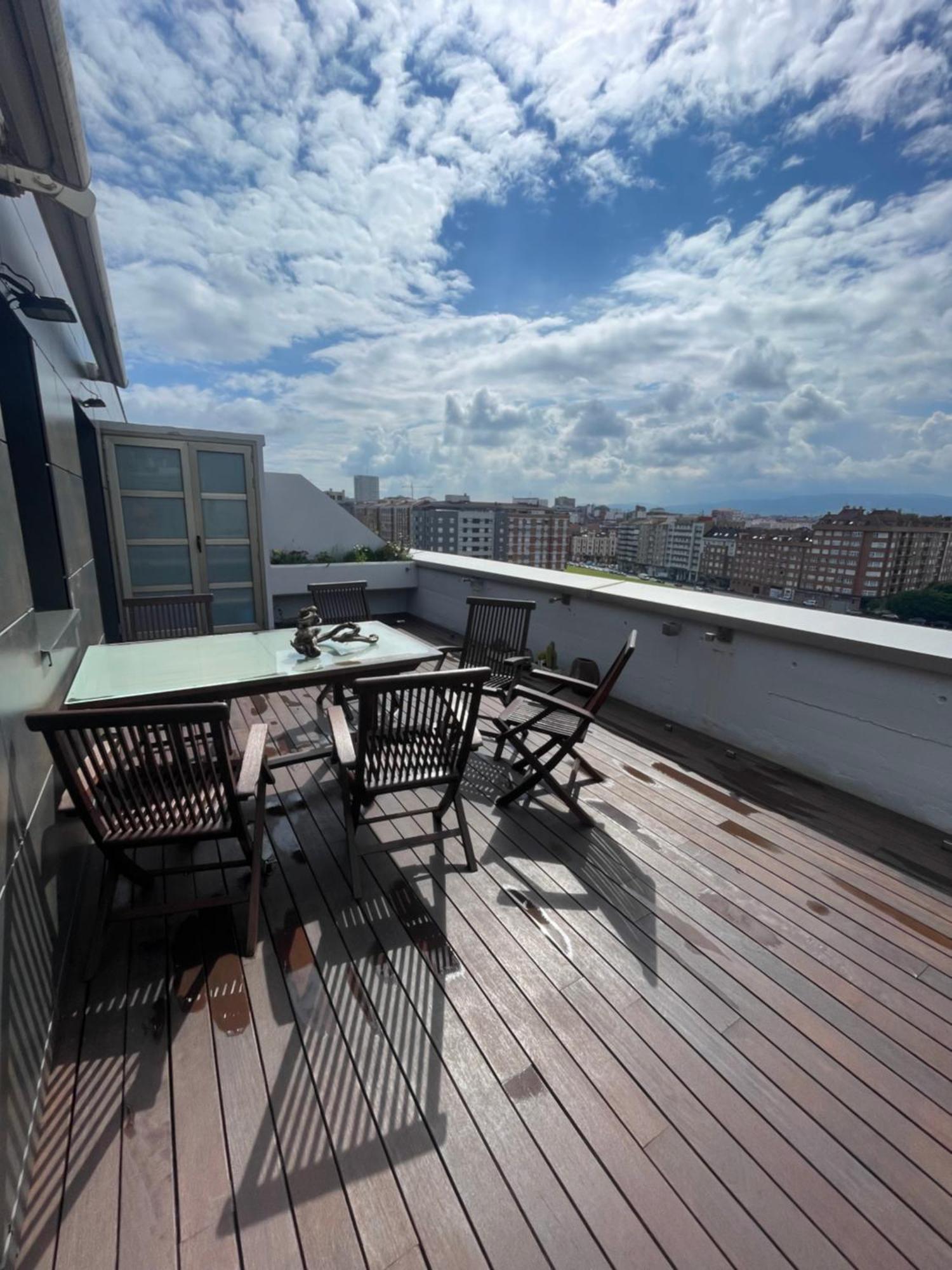 El Atico De La Playa Parking Gratis Apartment Gijon Luaran gambar